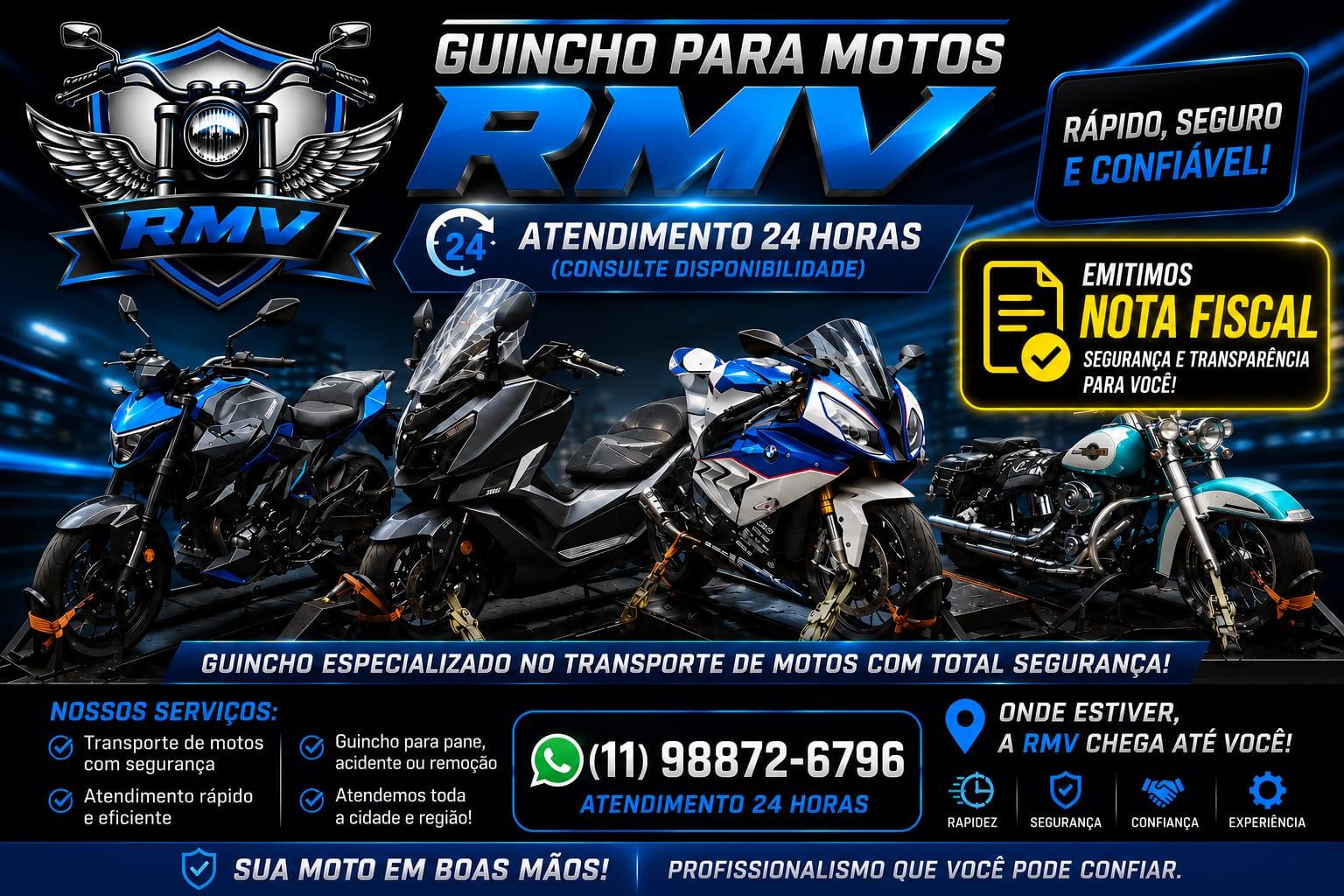 RMV - Guincho para Motos